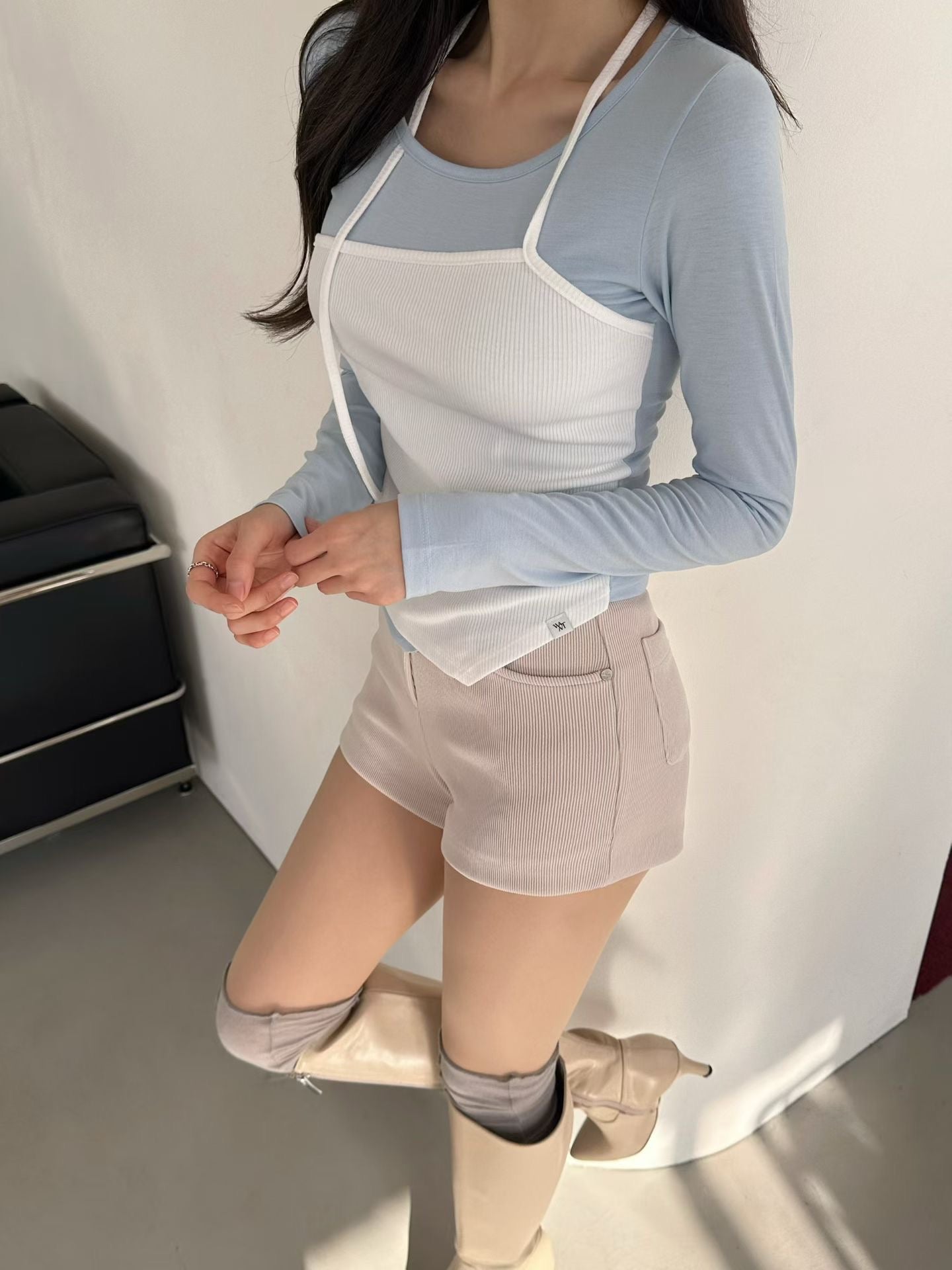 MS60209 Design mix color top