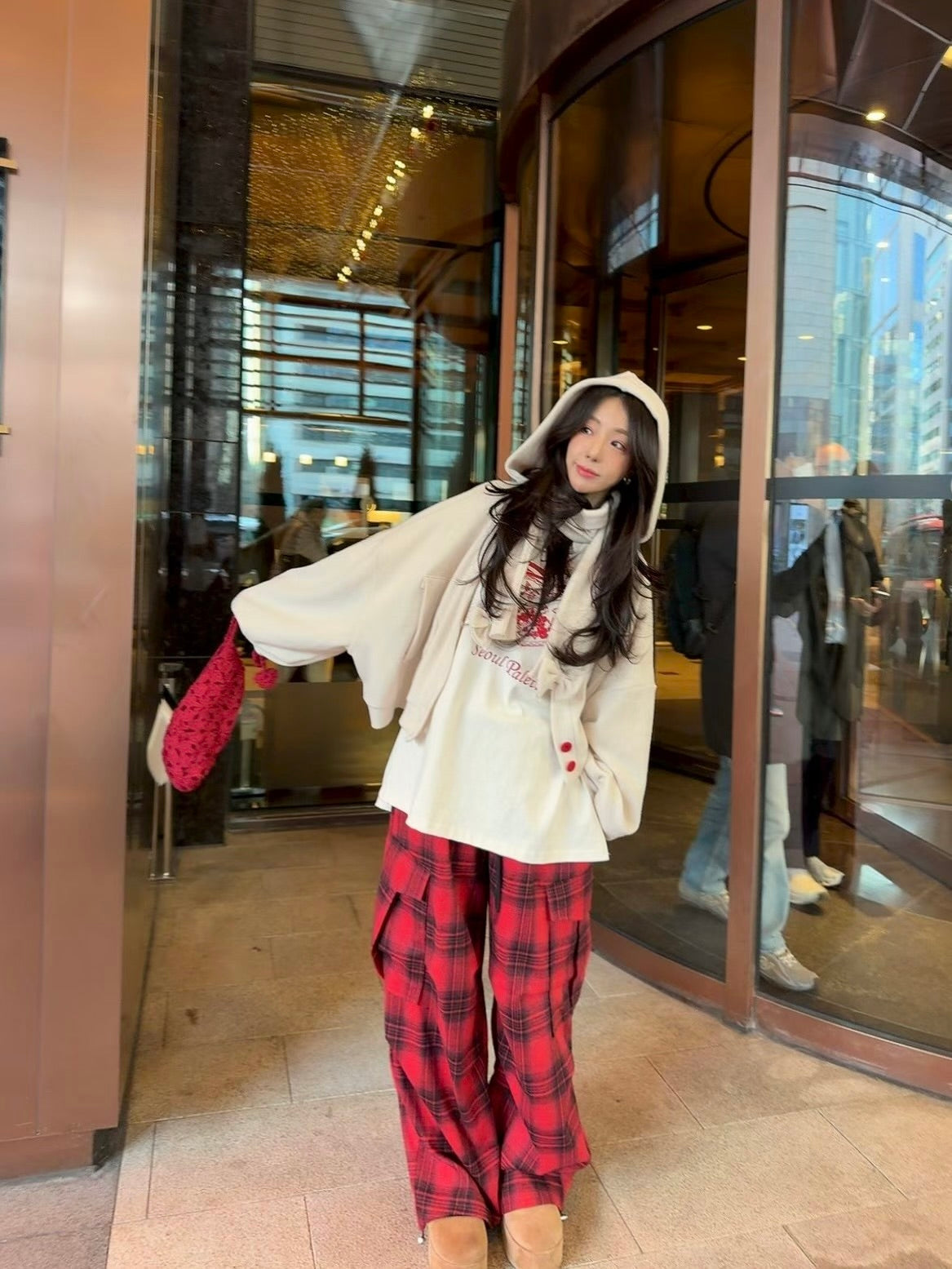 MS51235 Emilie cardigan with scarf