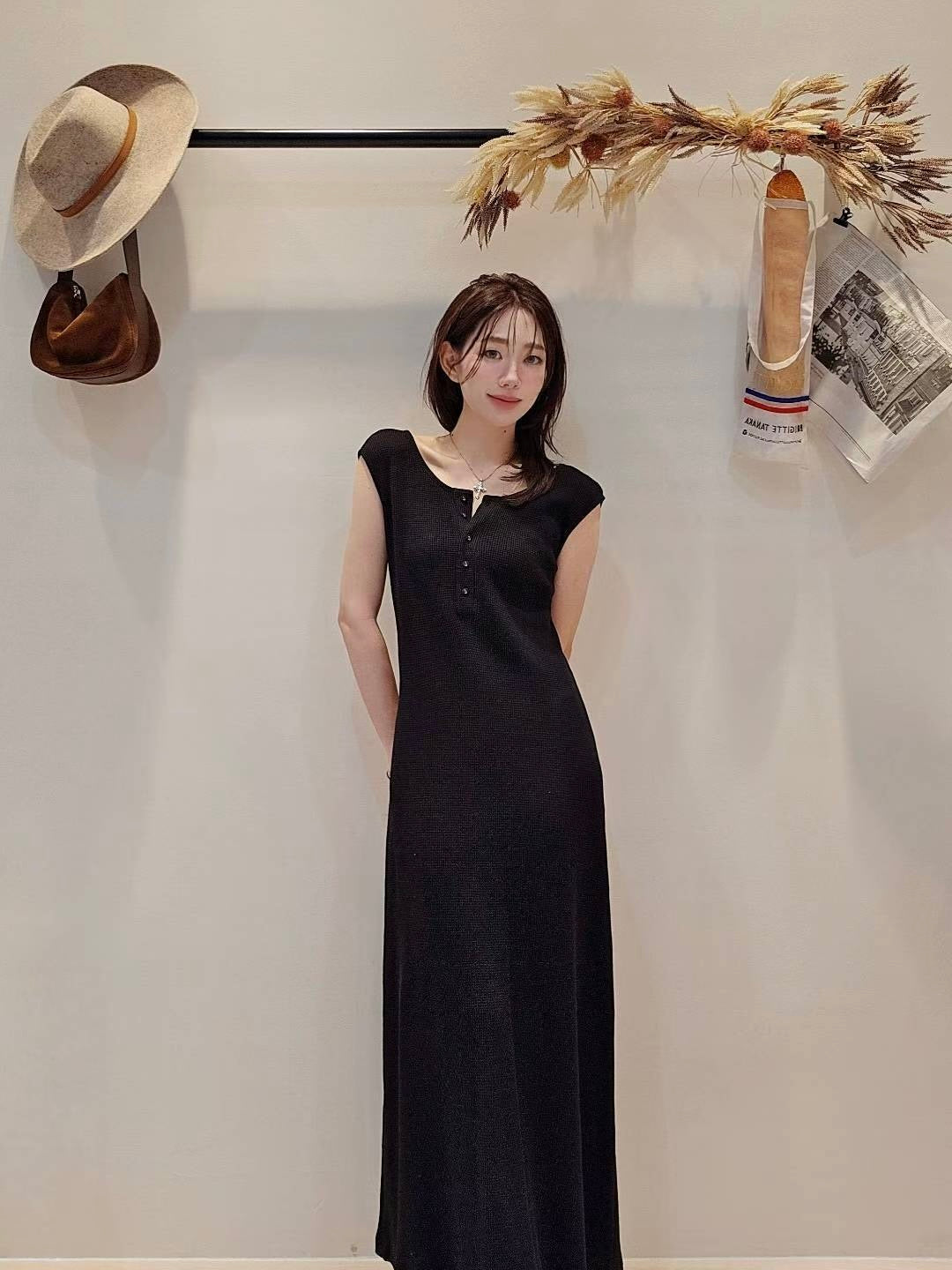 MS51004 Waffle trim daily dress