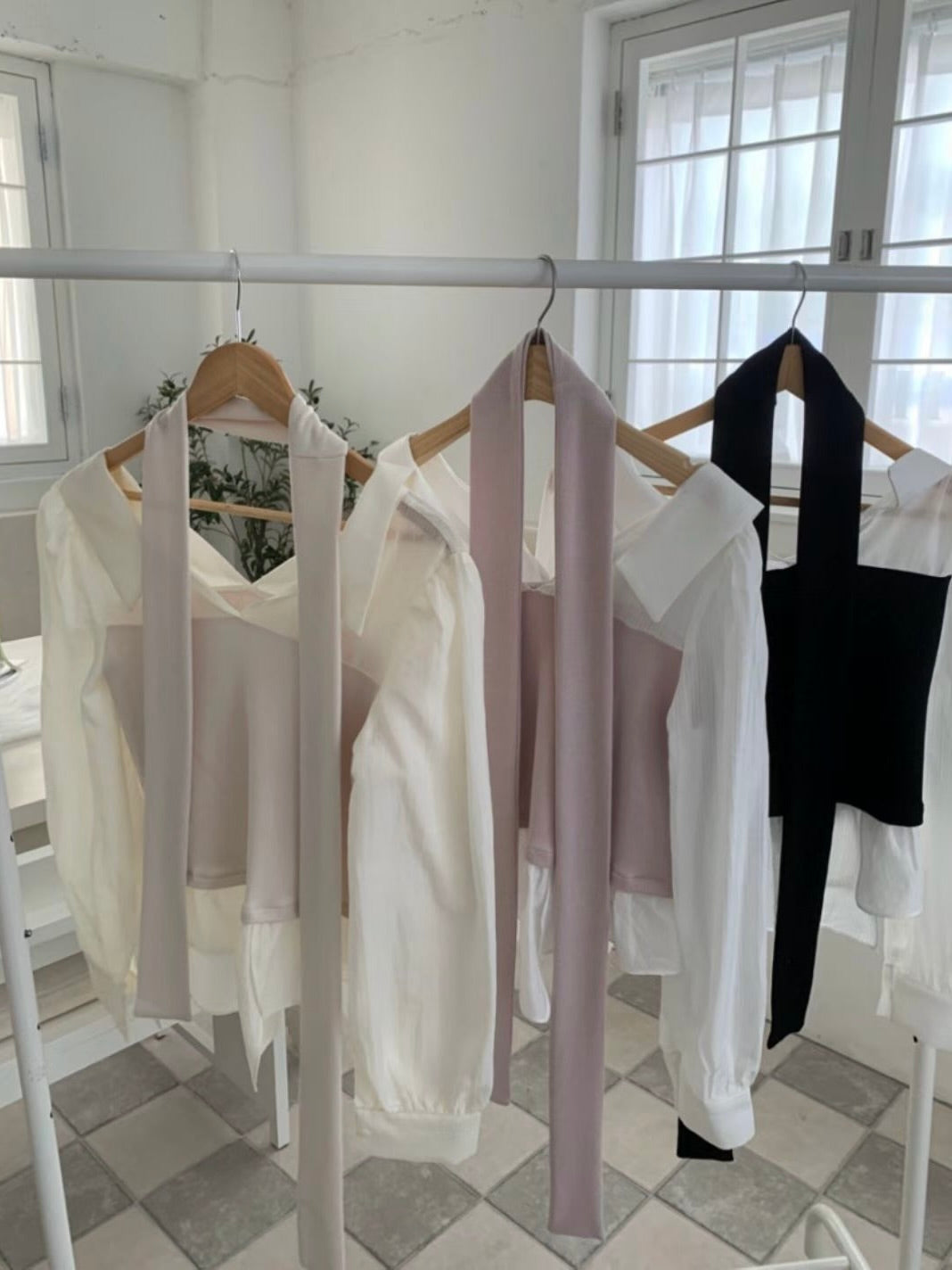 MS60301  Aurelia tie waist set