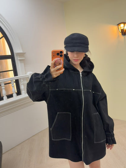 MS51214 Amy hoodie one piece jumper