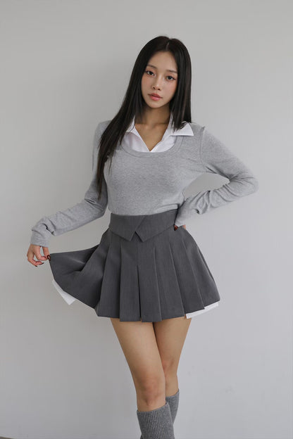 MS51064 Collar tshirt