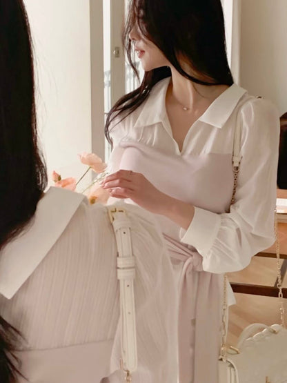 MS60301  Aurelia tie waist set