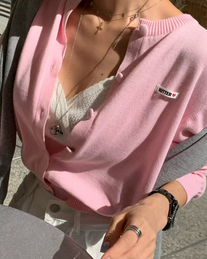 MS60317 Butter mini knit cardigan