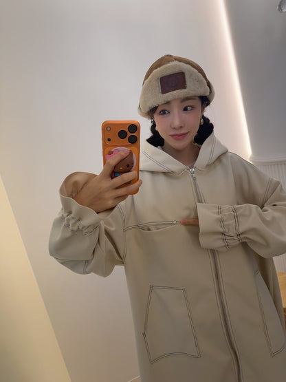 MS51214 Amy hoodie one piece jumper