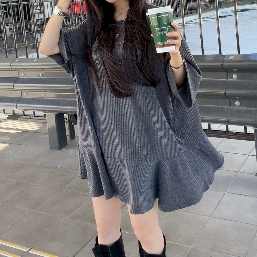 MS51073 Corduroy knit one piece