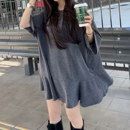 MS51073 Corduroy knit one piece