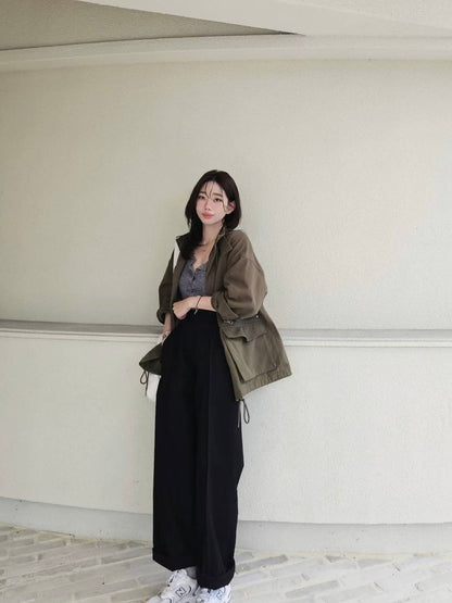 MS51077 Trendy suit trousers