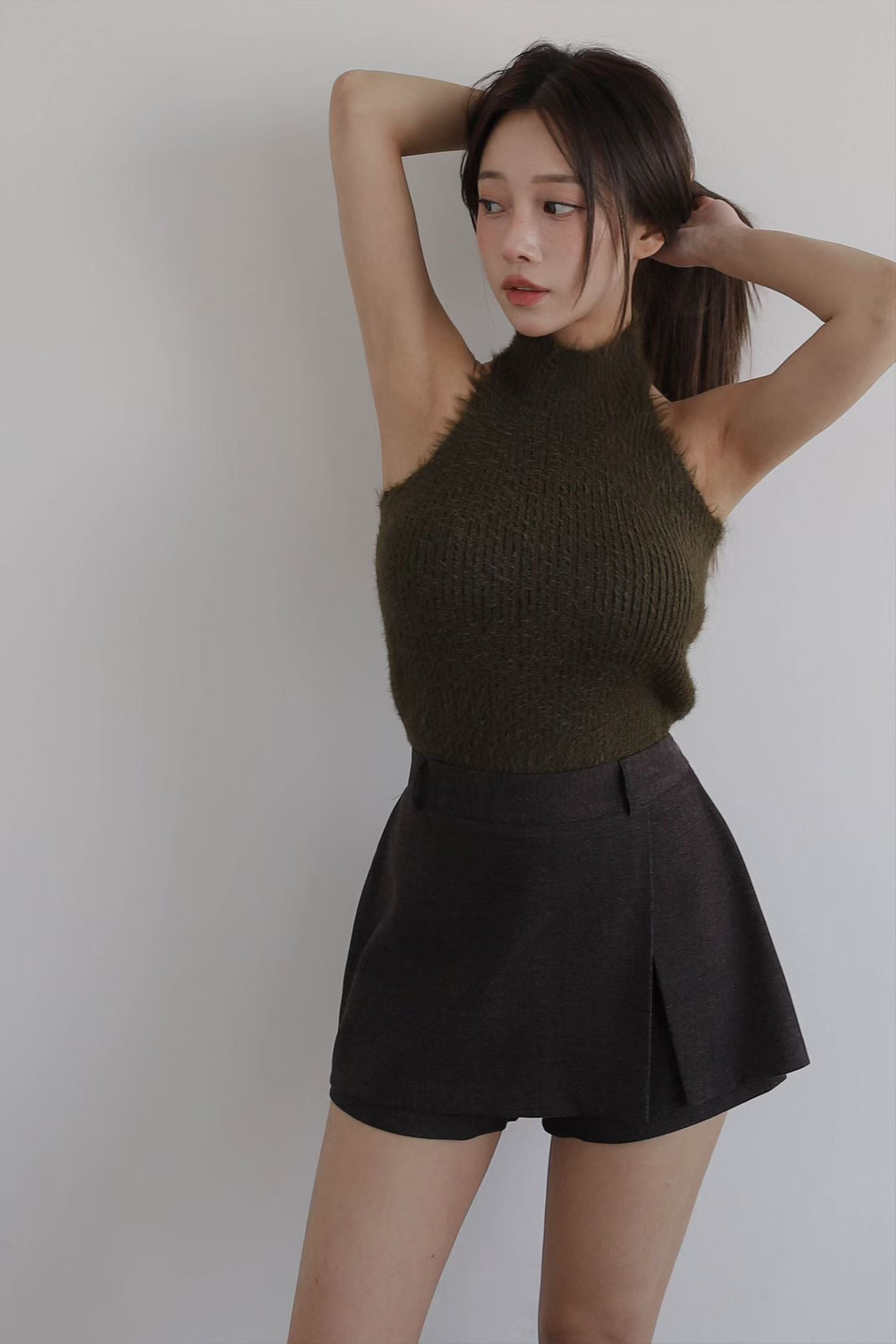 MS51133 Slit short pants