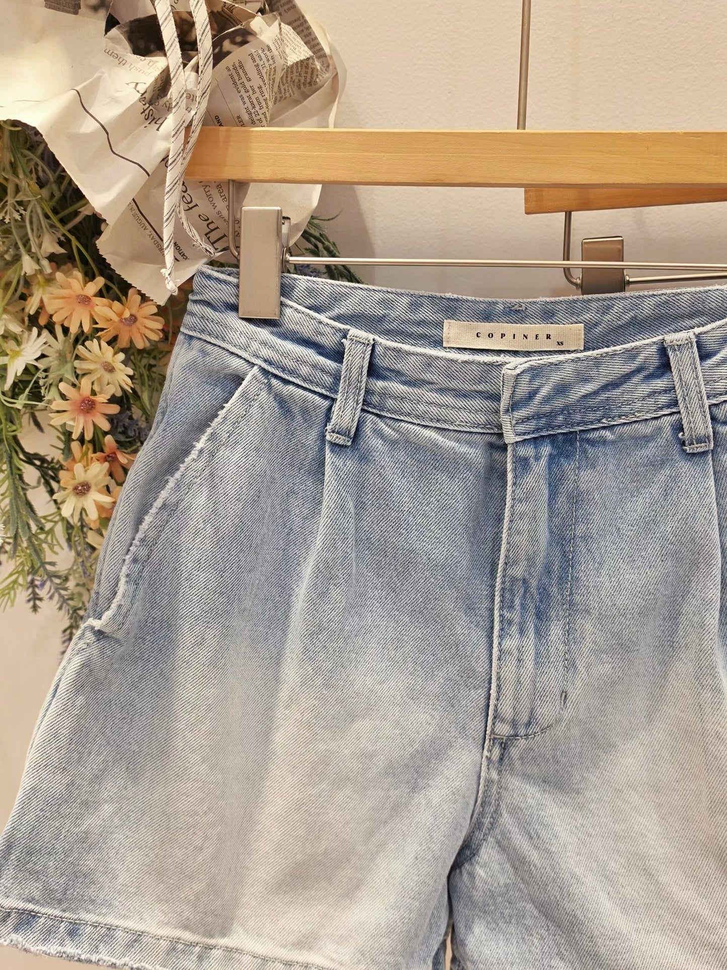 MS60511 Cooling denim shorts