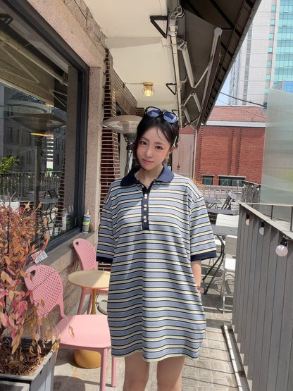MS60540 Polo stripes dress