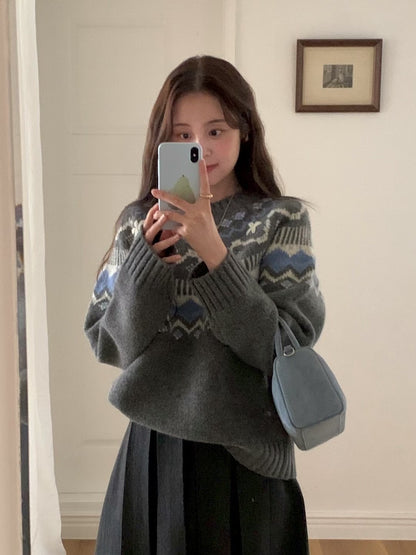 MS51082 Embroidery sweater