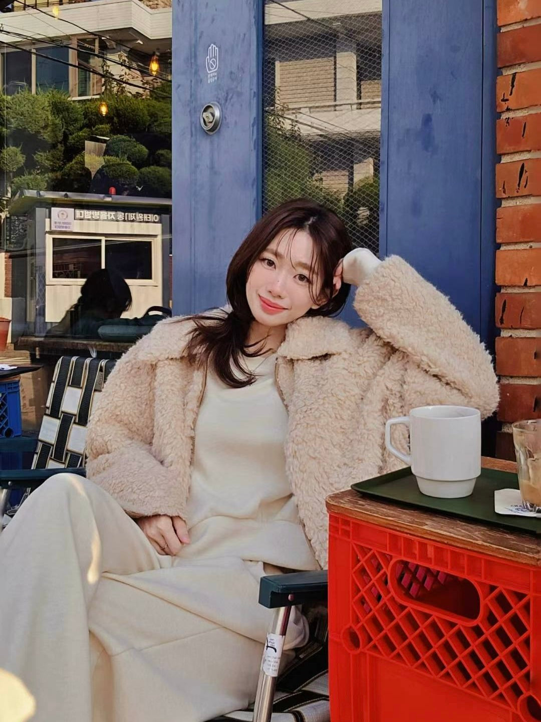 MS51115 Luxe fur jacket