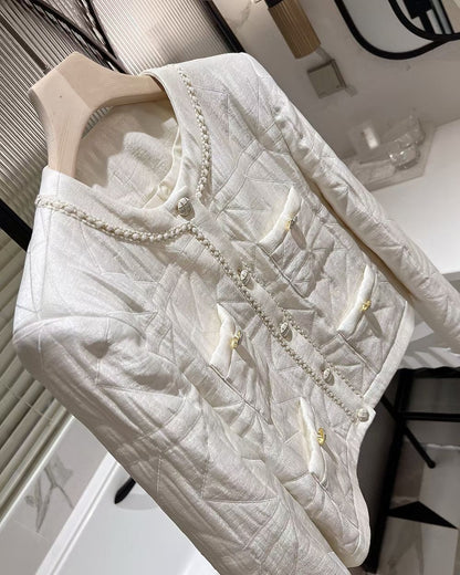 MS51204 Jennie tweed white outer