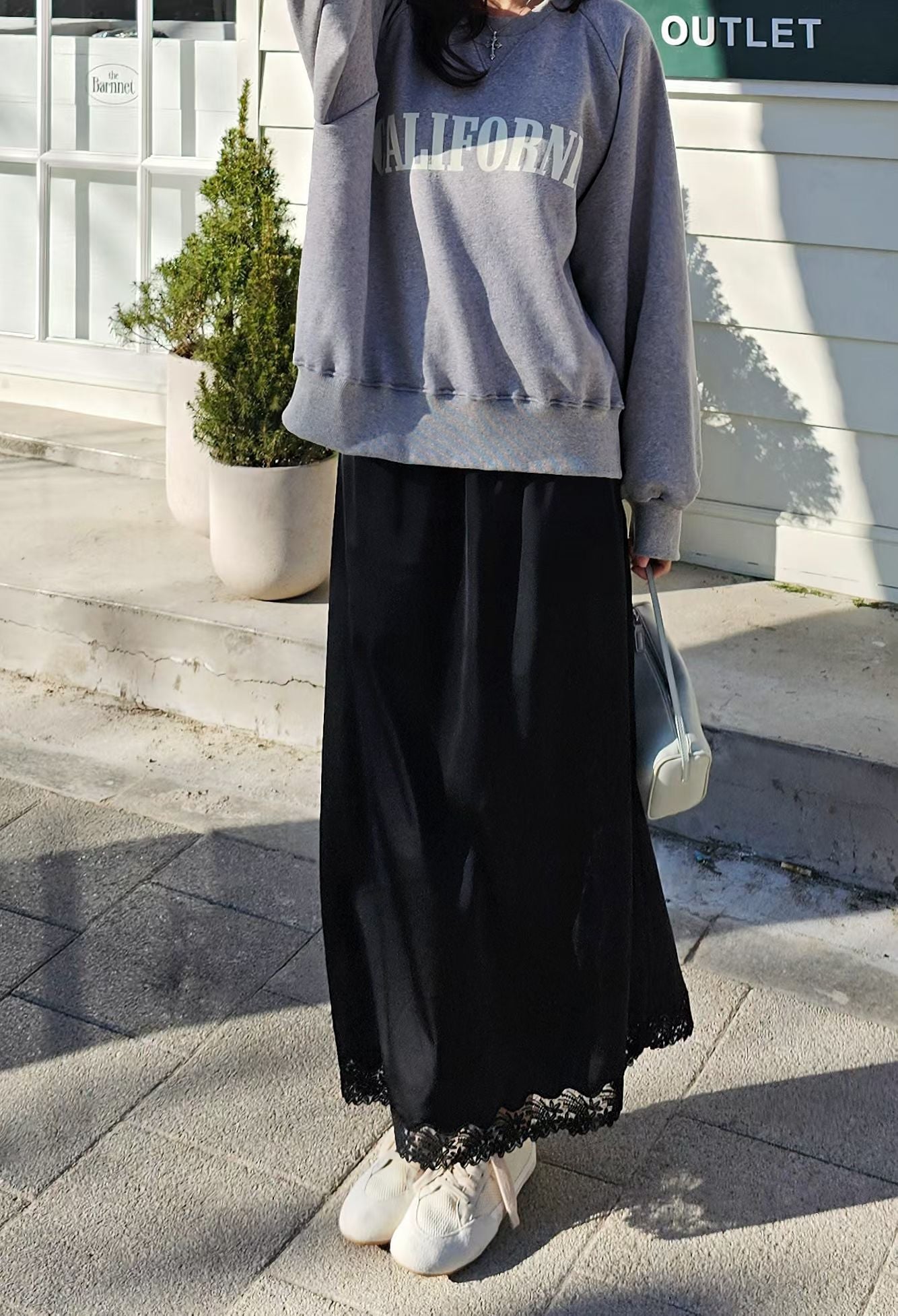 MS60322 Soft satin skirt