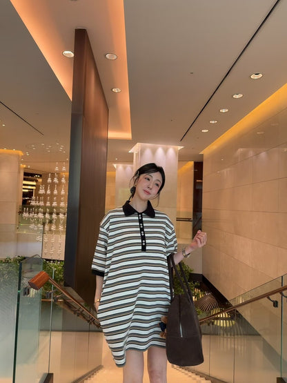 MS60540 Polo stripes dress