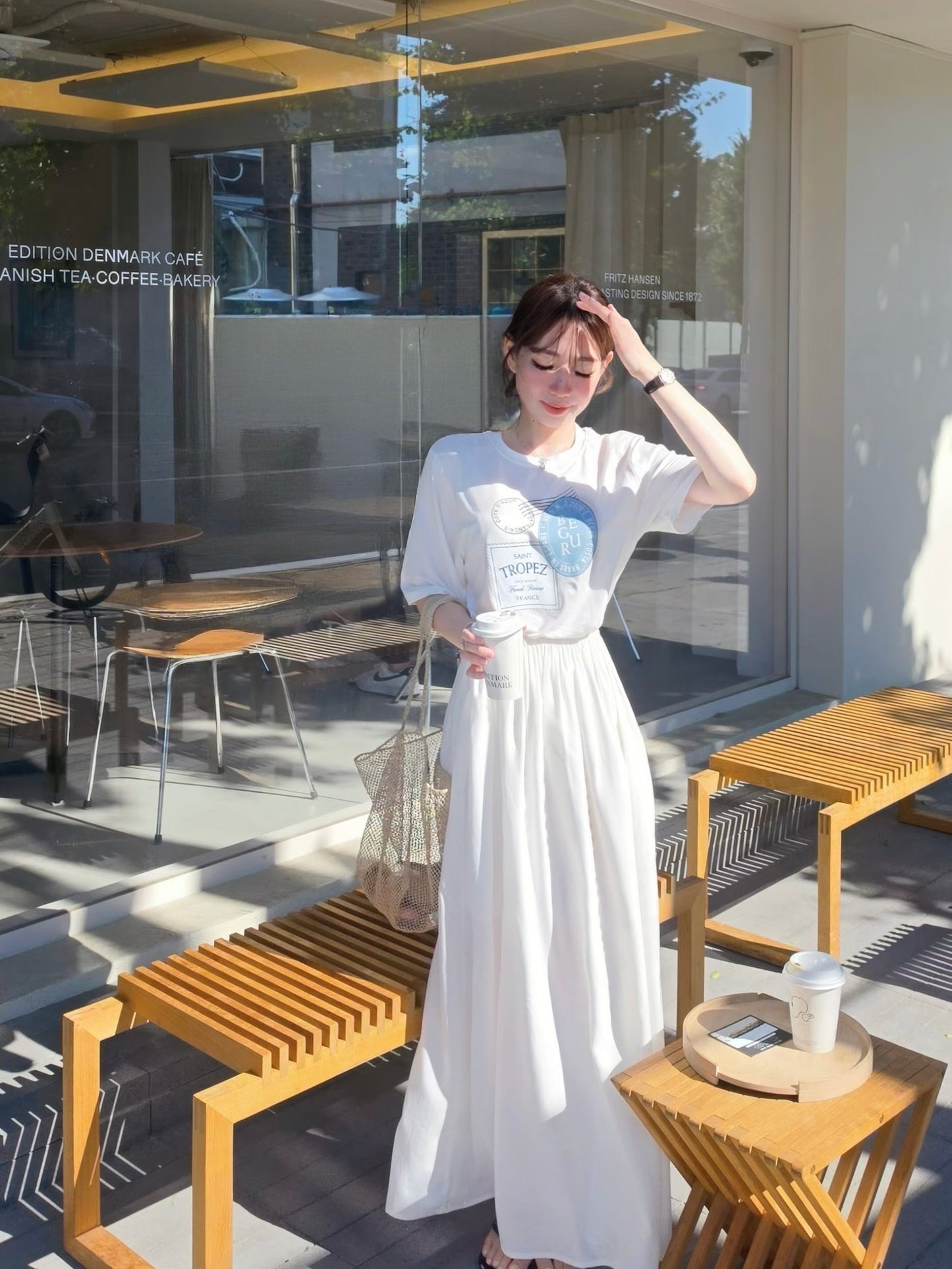 MS60225 Soft Tencel maxi skirt