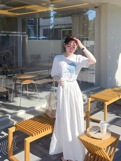 MS60225 Soft Tencel maxi skirt