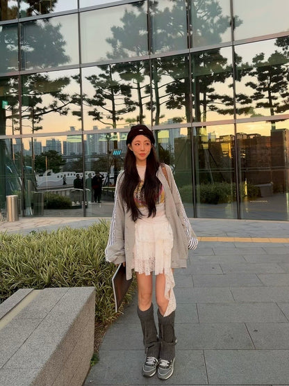 MS51130 Girlish lace skirt