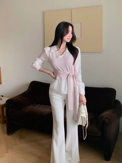 MS60301  Aurelia tie waist set