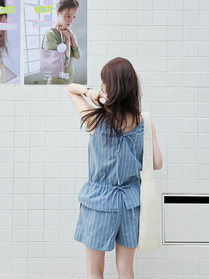 MS60623 Summer linen stripes set