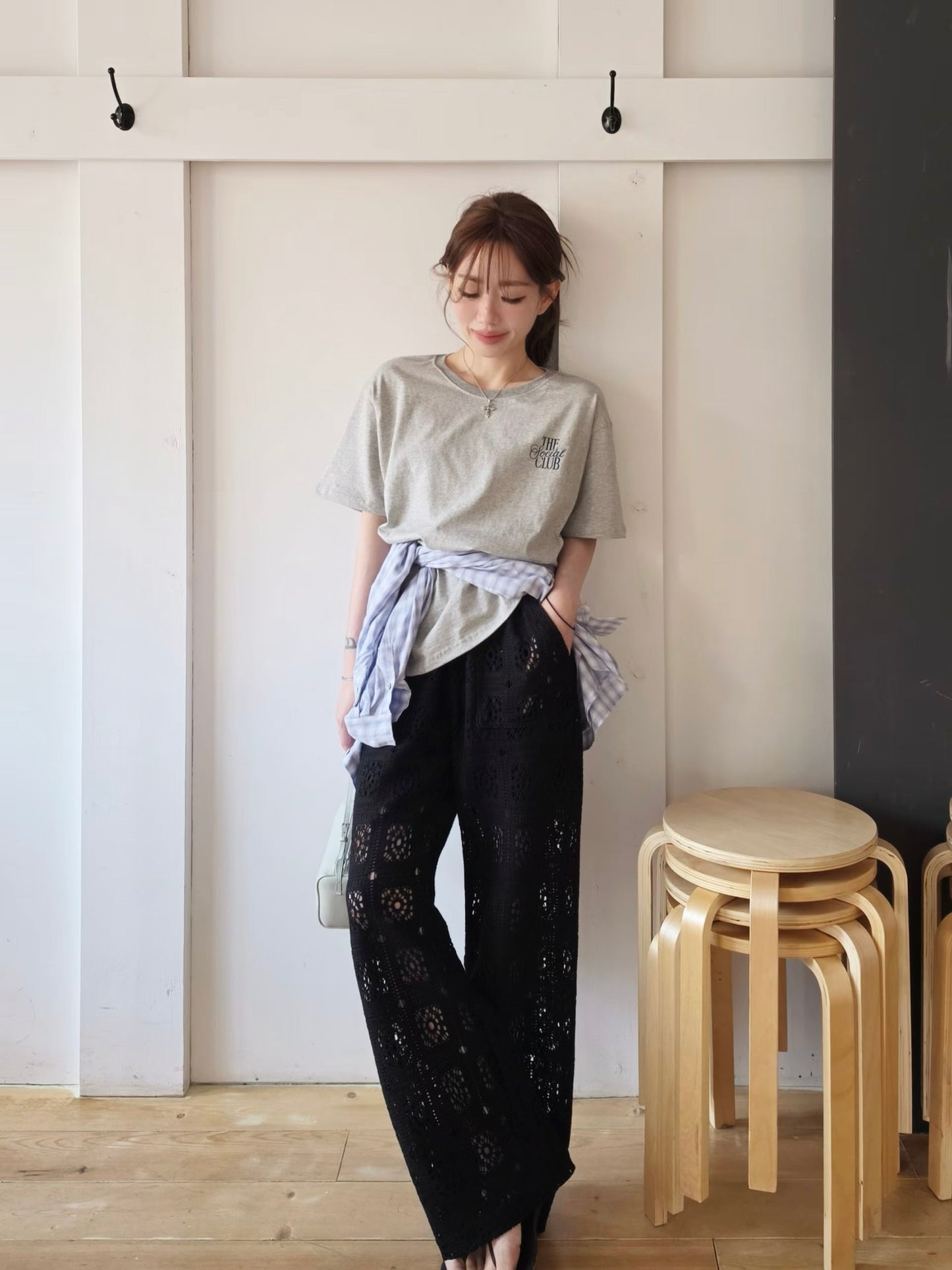 MS60419 Vanessa lace trousers