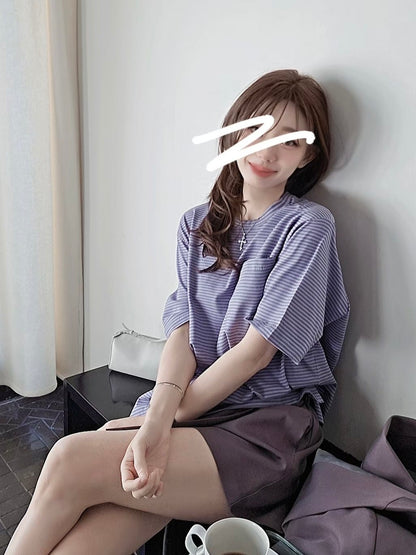 MS60364 Fion stripes tee