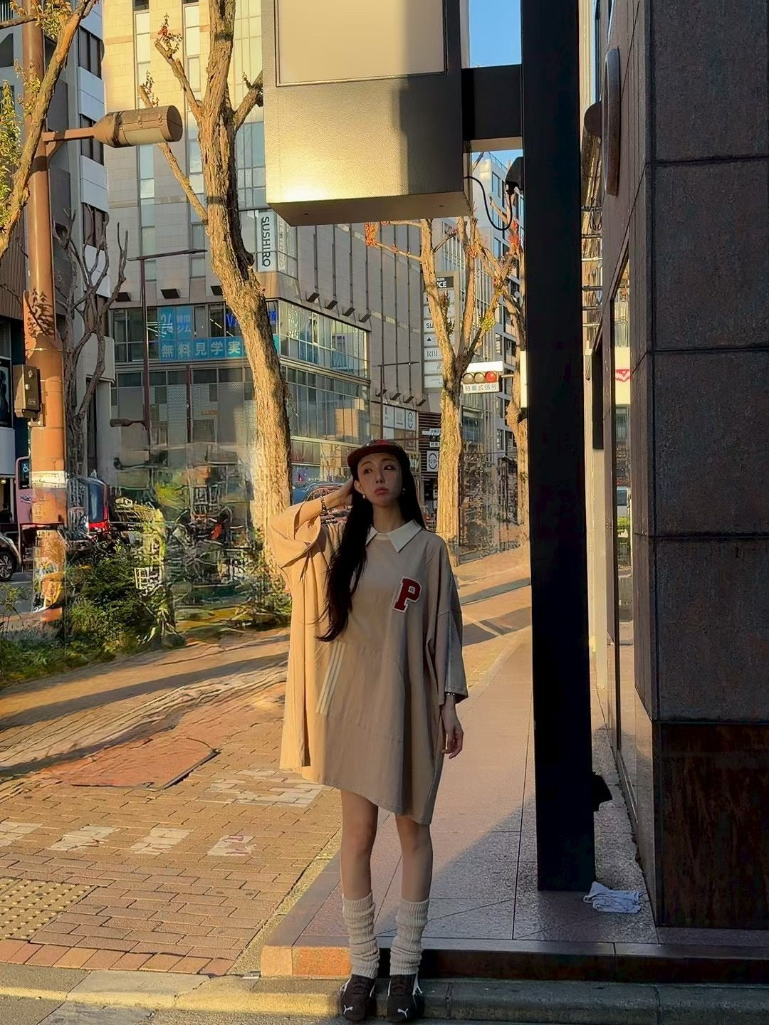 MS51074 Polo oversize one piece