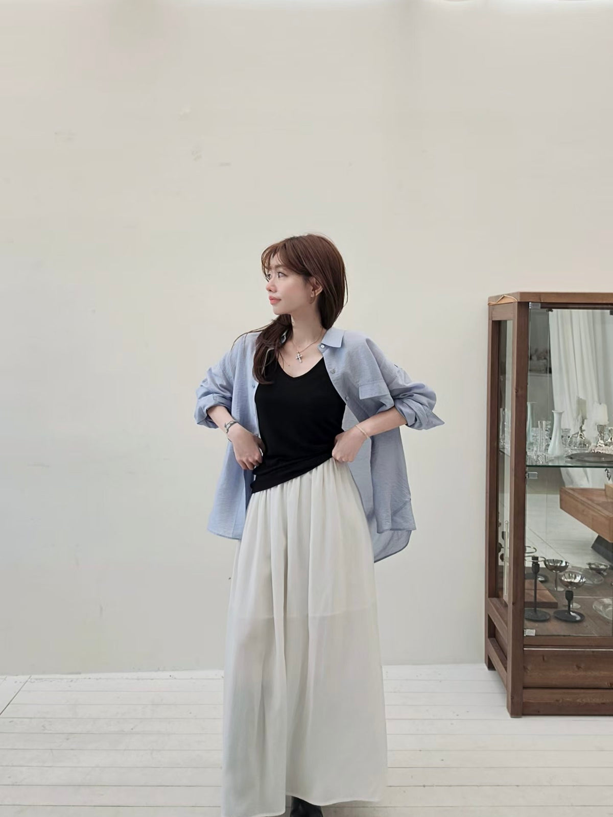 MS60801 Giselle tencel blouse outer
