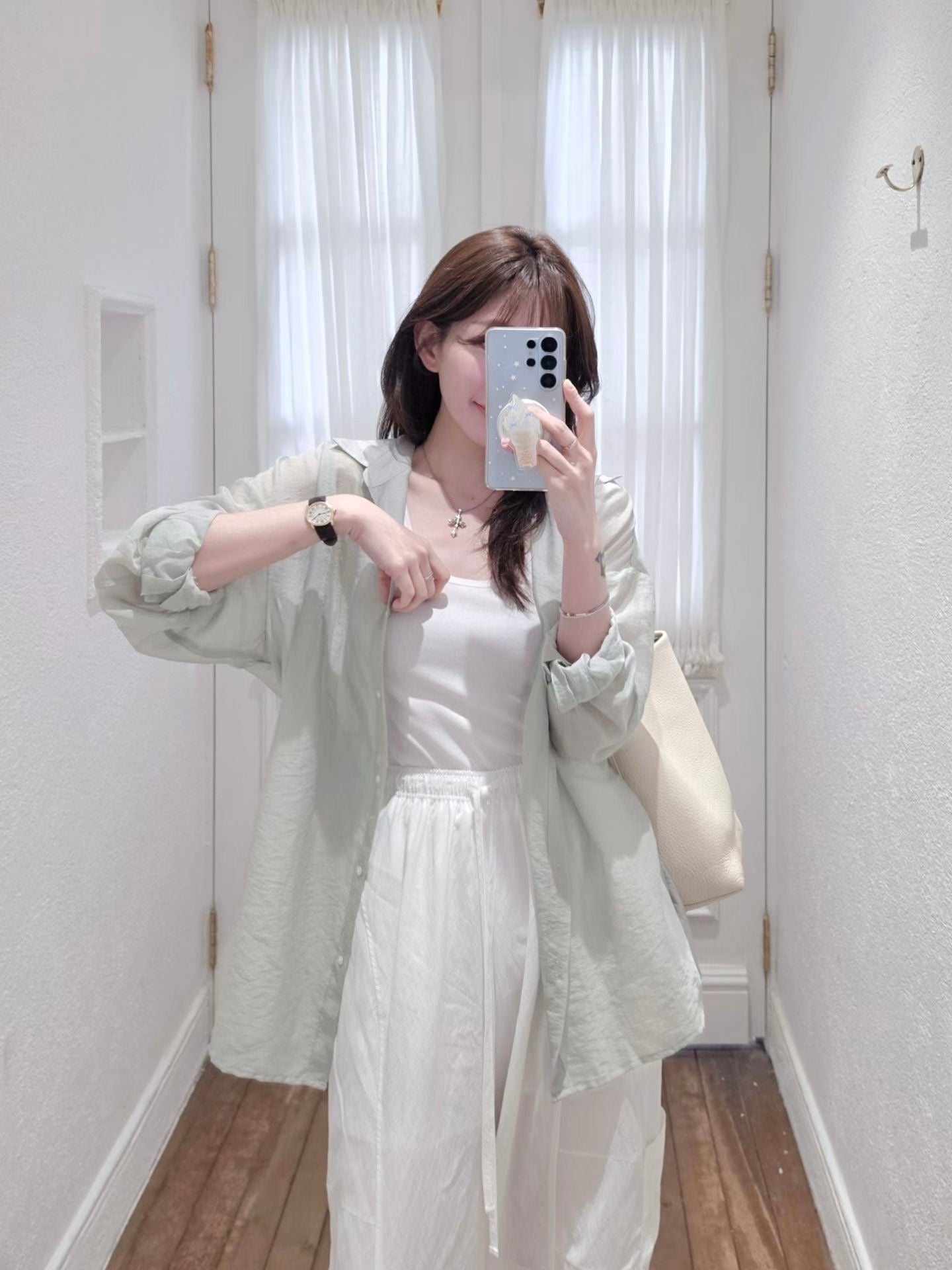 MS60602 Sunday airy tencel blouse