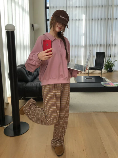 MS51067 Daily comfort cotton trousers