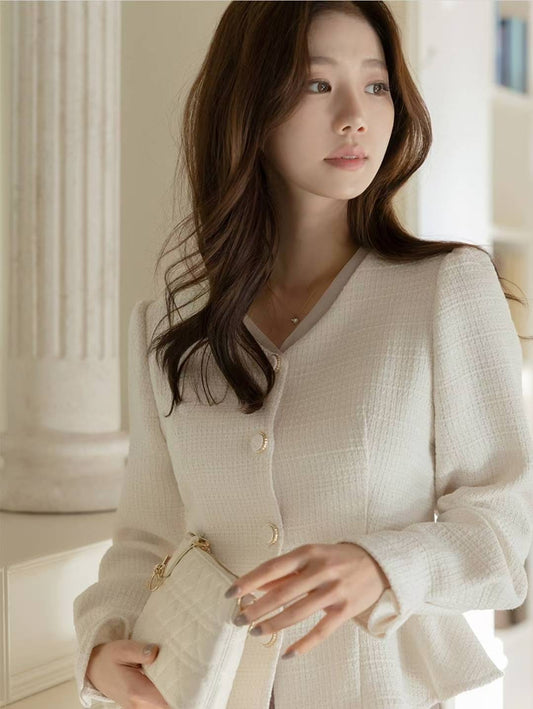 MS50952 Elegant glossy blouse