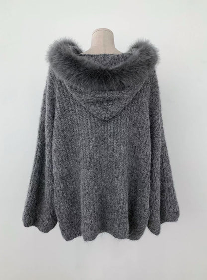 MS51220 Loose knit cardigan