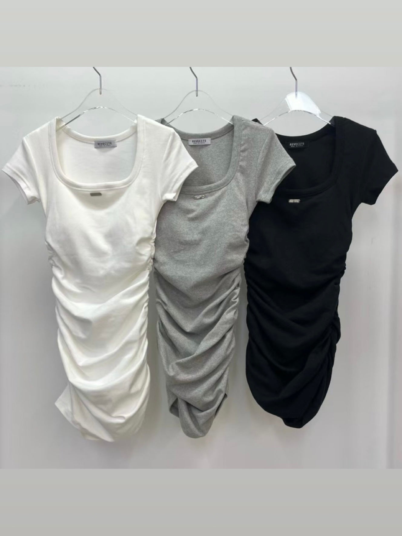 MS51008 Logo fitted dress