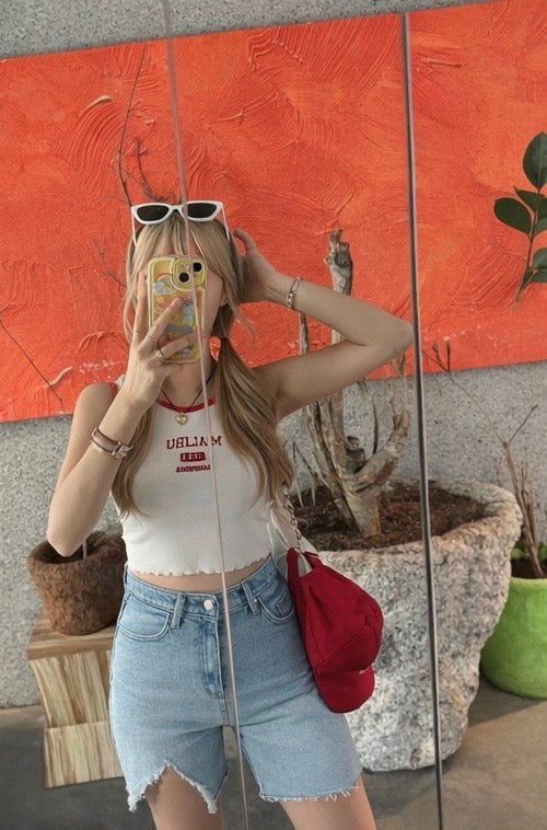 Holidays sleeveless top