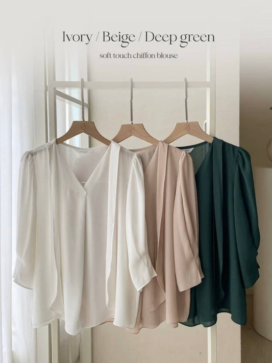 MS50860 Soft touch chiffon blouse
