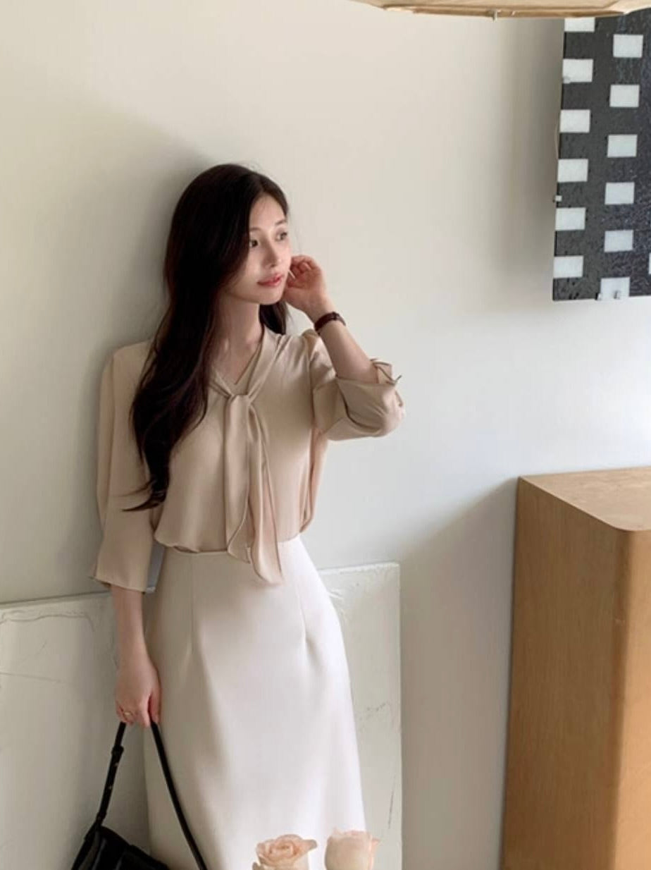 MS50860 Soft touch chiffon blouse