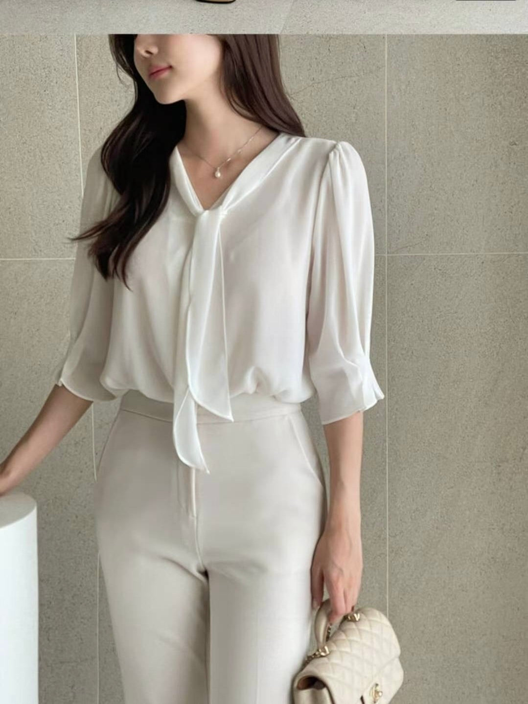 MS50860 Soft touch chiffon blouse