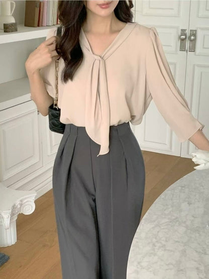 MS50860 Soft touch chiffon blouse