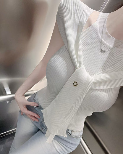 MS50808 Amelie cape style  knit