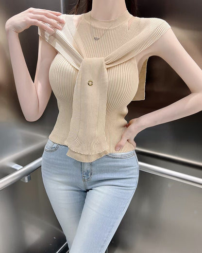 MS50808 Amelie cape style  knit