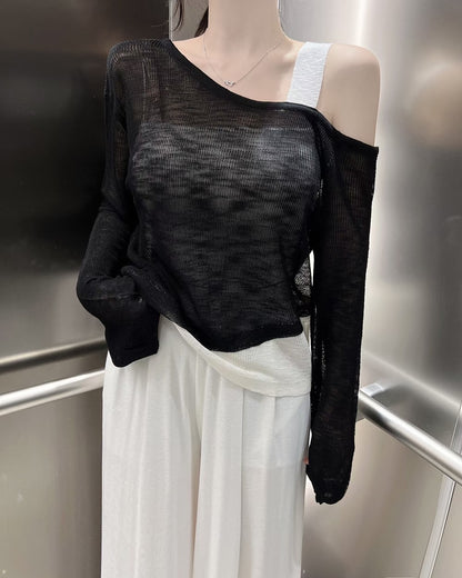 MS50807 Serene off shoulder knit