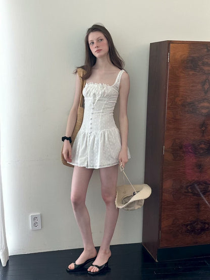 MS50830 France ribbon lace dress