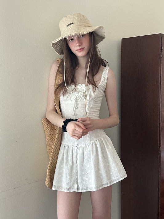 MS50830 France ribbon lace dress