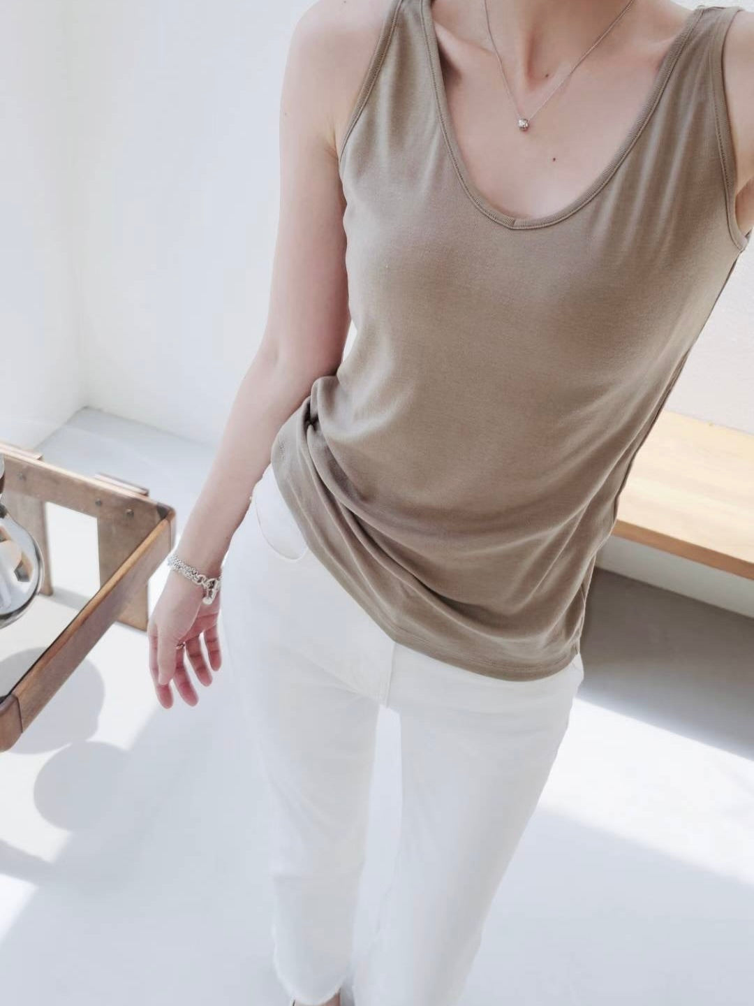 MS50835 Clean fit tencel top