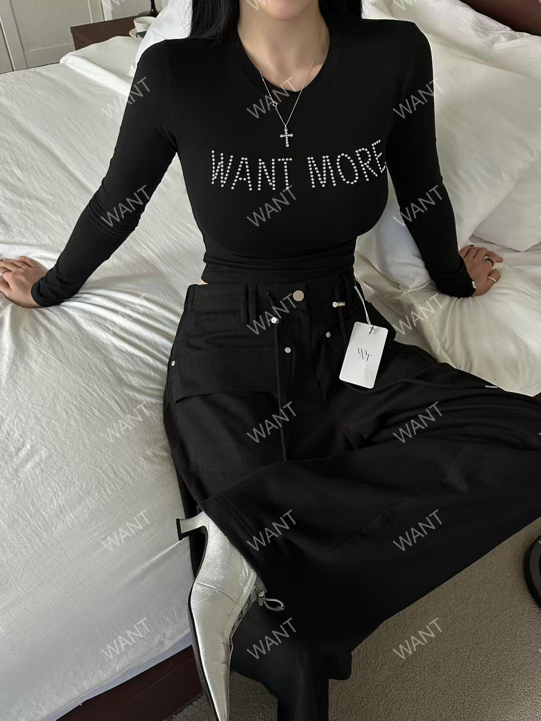 MS50846 Angel diamond long sleeve