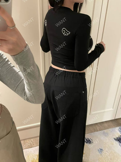 MS50846 Angel diamond long sleeve