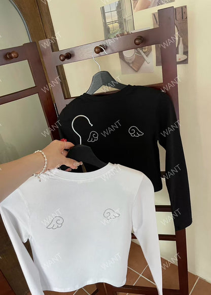 MS50846 Angel diamond long sleeve