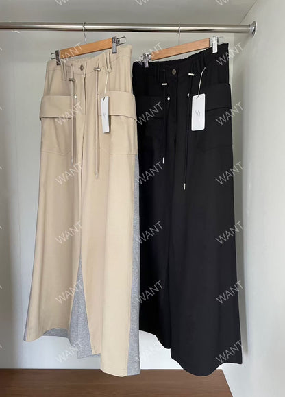 MS50845 Street style drawstring trousers