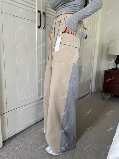 MS50845 Street style drawstring trousers
